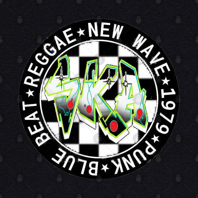 Ska reggae sticker 1 by LowEndGraphics